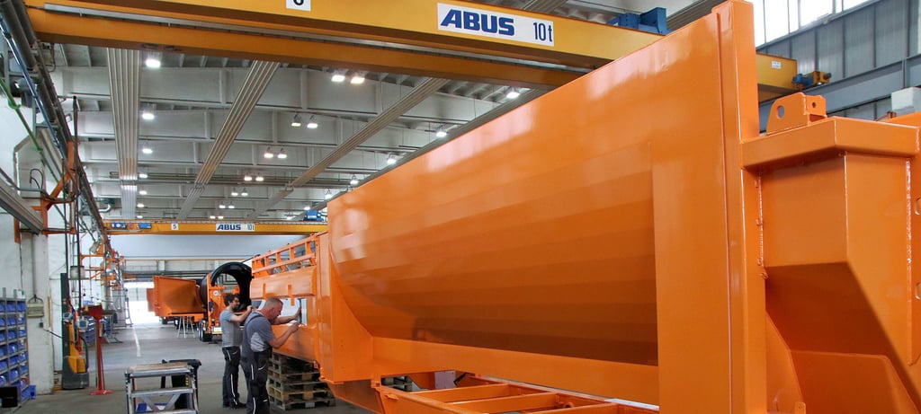 In Calbe wird die Montage von Recyclingmaschinen im kommenden Jahr weiter ausgebaut und gestärkt. 