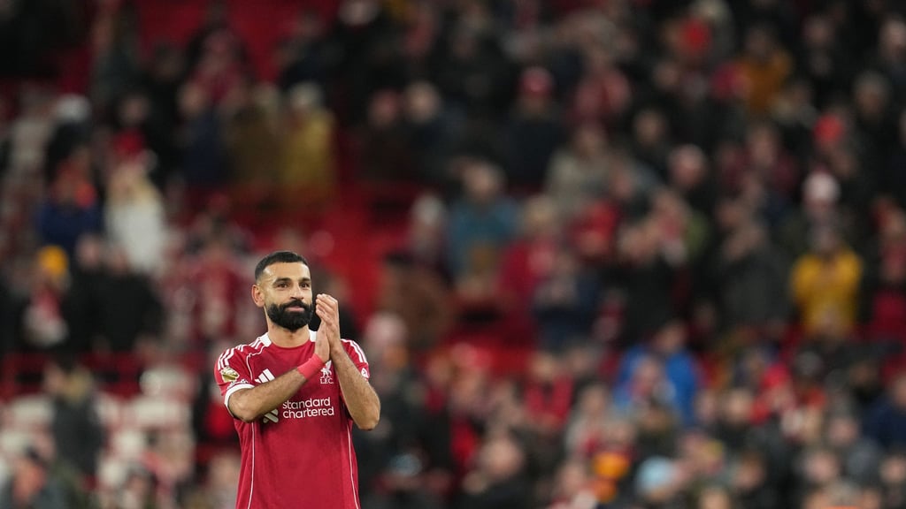 Nur ein Dankeschön - oder schon ein Abschied? Mo Salah nach dem Liverpooler Sieg