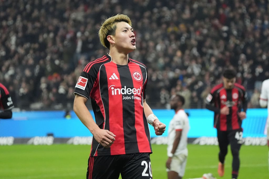 Bejubelt das 1:0 der Eintracht: Ritsu Doan.