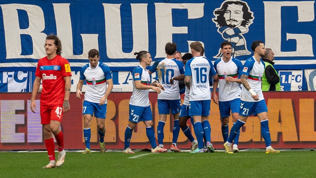 Der 1. FC Magdeburg kam im Heimspiel gegen Holstein Kiel nach Rückstand zurück, verspielte dann aber zwei Fürhung. Am Ende stand es 3:3.