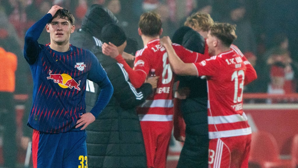 Der erst 18 Jahre junge RB-Spieler Andrija Maksimovic beim 1:3 gegen Union Berlin.