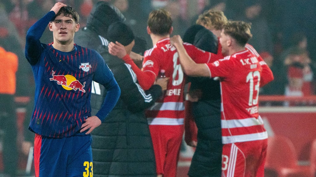Der erst 18 Jahre junge RB-Spieler Andrija Maksimovic beim 1:3 gegen Union Berlin.