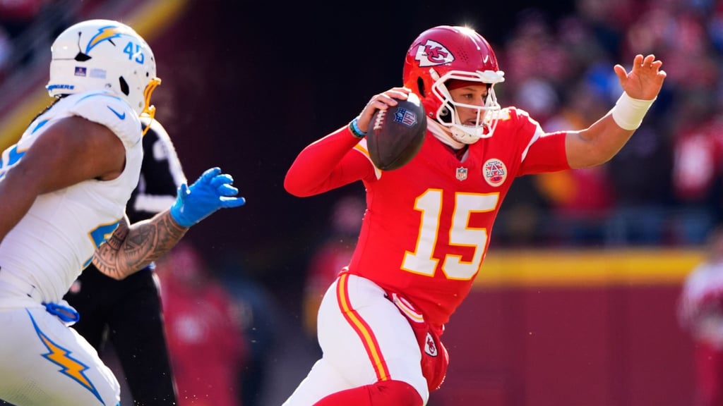 Kein Entkommen für Mahomes: Die Chiefs spielen eine enttäuschende Saison.