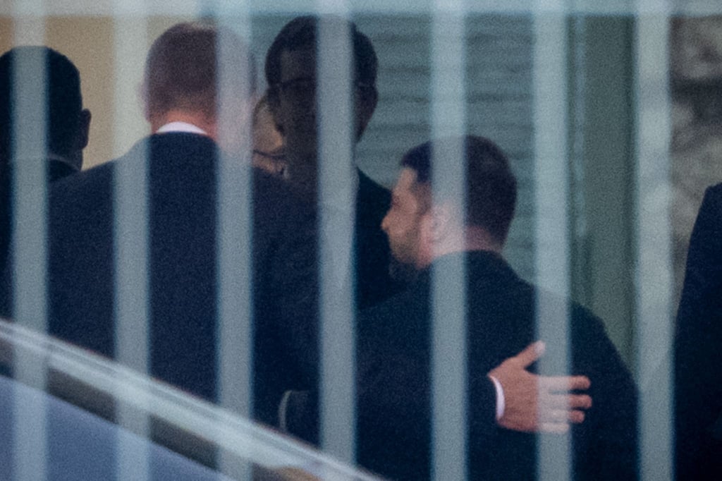 Der ukrainische Präsident wurde am Nachmittag von Bundeskanzler Friedrich Merz (CDU) am Kanzleramt empfangen.