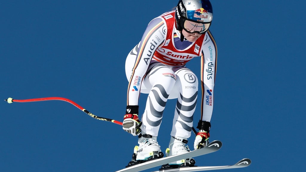 Emma Aicher zeigte im zweiten Rennen von St. Moritz eine famose Fahrt.