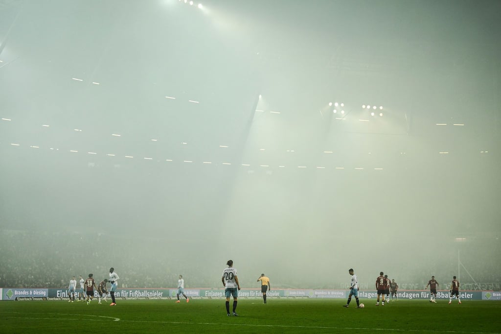 Spielunterbrechung in Hannover.
