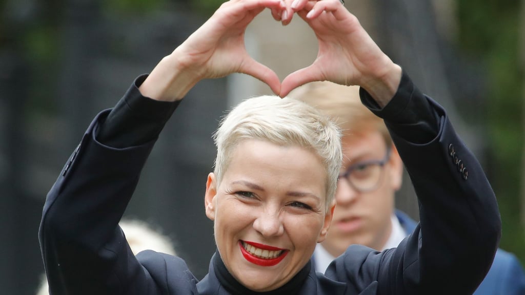 Die prominente belarussische Oppositionspolitikerin Maria Kolesnikowa ist nach jahrelanger Haft wieder in Freiheit. (Archivbild)