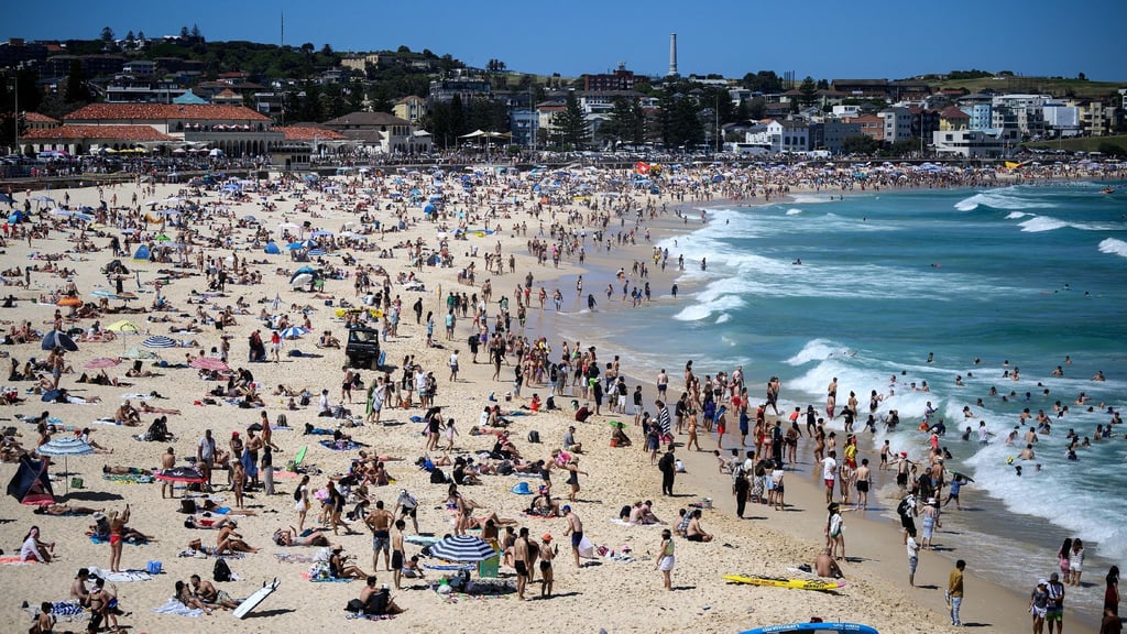 Am berühmten Bondi Beach läuft am Sonntag ein Polizeieinsatz. (Archiv)