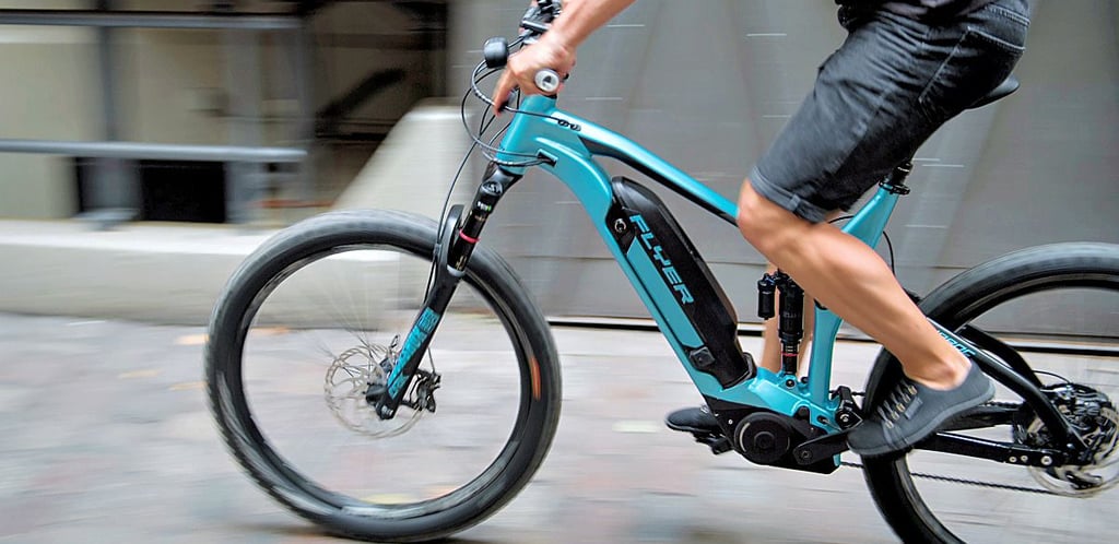 Ein Pedelec-Fahrer versuchte in Dessau vor der Polizei zu flüchten. 