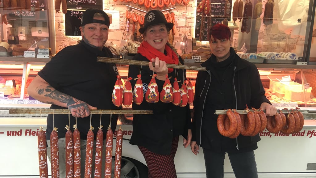 Das Team um Susanne Kraus von der Fleischerei Kraus in Parchen: Hier wird vor allem Rind nachgefragt.