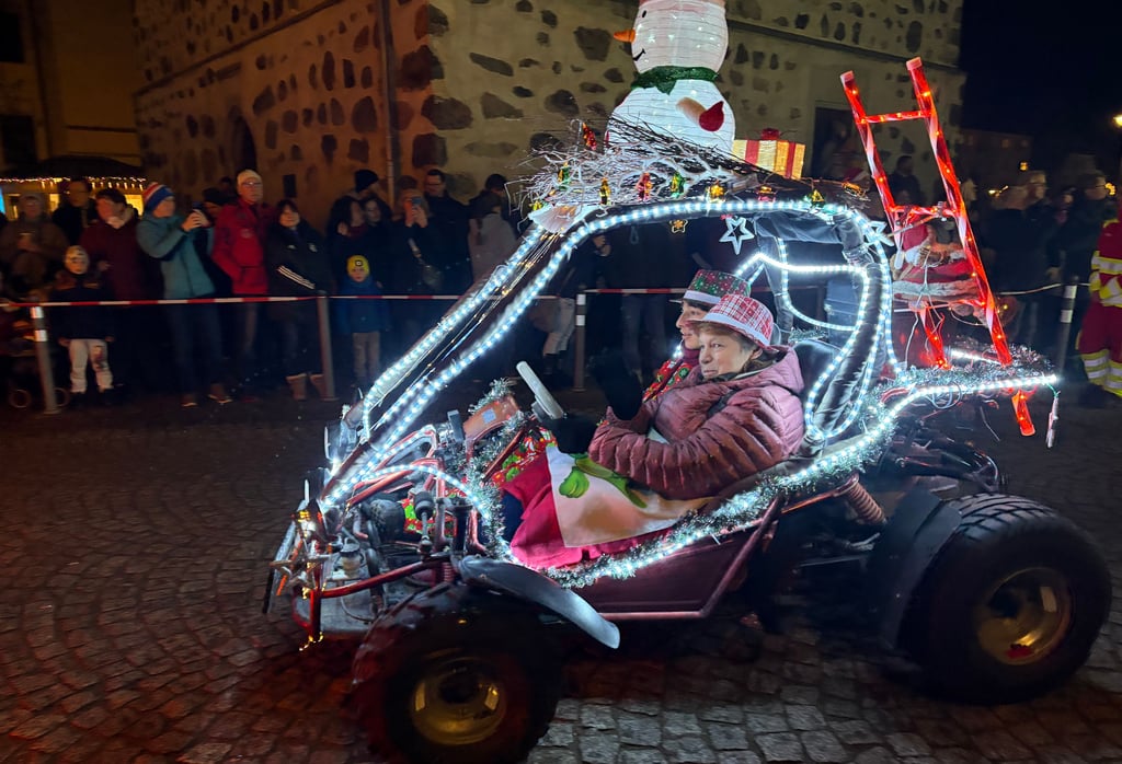 Auch kleine Gefährte bekamen die ganz großé Aufmerksamkeit.
