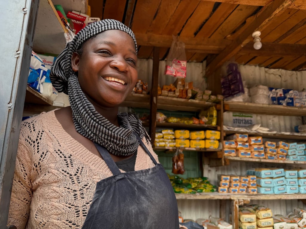 Mary Abongo hat nach einem Businesstraining und einem Darlehen einen Laden in Kibera eröffnet. (Archivbild)