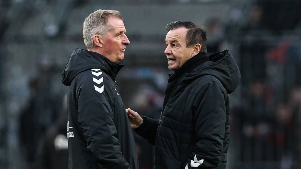 Verstärkt FCM-Sportchef Otmar Schork (r.) im Januar den Kader von Trainer Petrik Sander noch durch Transfers?