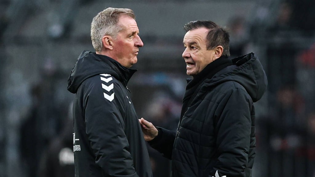 Verstärkt FCM-Sportchef Otmar Schork (r.) im Januar den Kader von Trainer Petrik Sander noch durch Transfers?