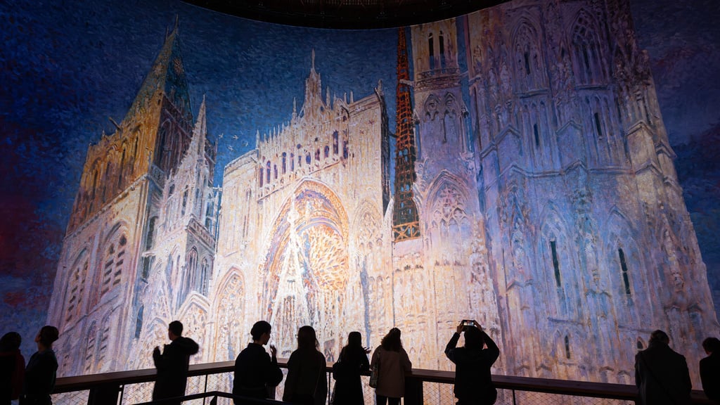 Die Kathedrale von Monet im Panometer Leipzig