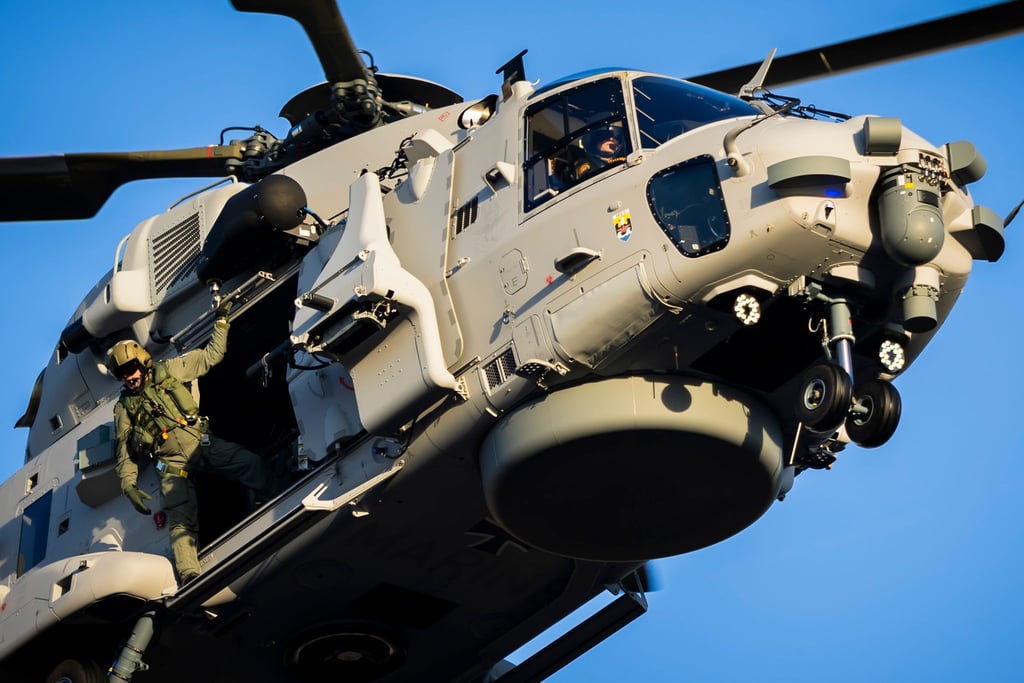 Übergabe Hubschrauber NH90 Sea Tiger an die Deutsche Marine.