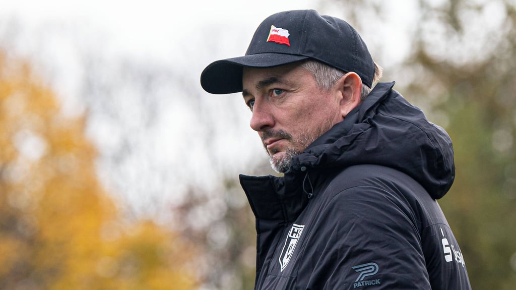 Für Daniel Meyer war die erste Saisonhälfte des HFC "nicht zufriedenstellend".