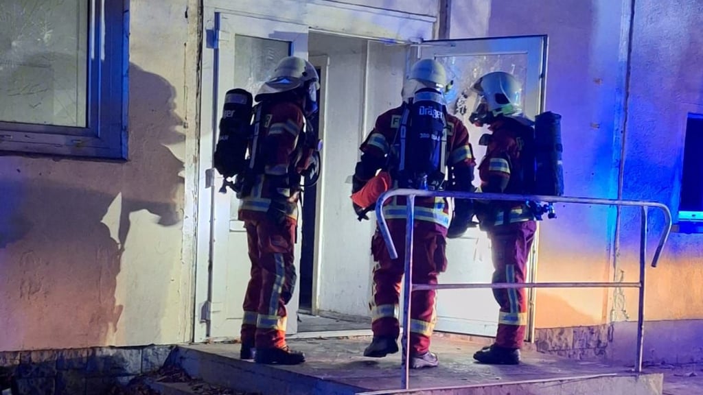 Zahlreiche Feuerwehrleute waren im "Schwarzen Weg" im Einsatz. 