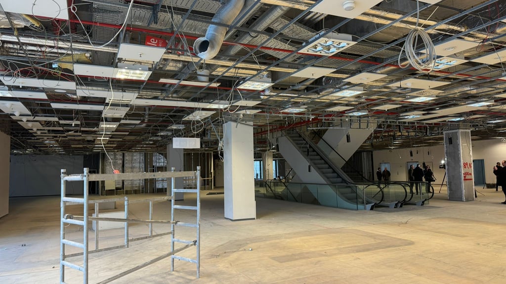 So sah es im ehemaligen Haus zwei des Kaufhofs aus, als die Norkon GmbH das Objekt übernommen hatte.