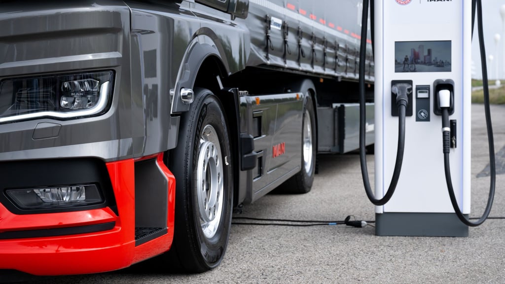 Auch bei Lkw spielt Elektromobilität künftig eine größere Rolle. (Symbolbild)
