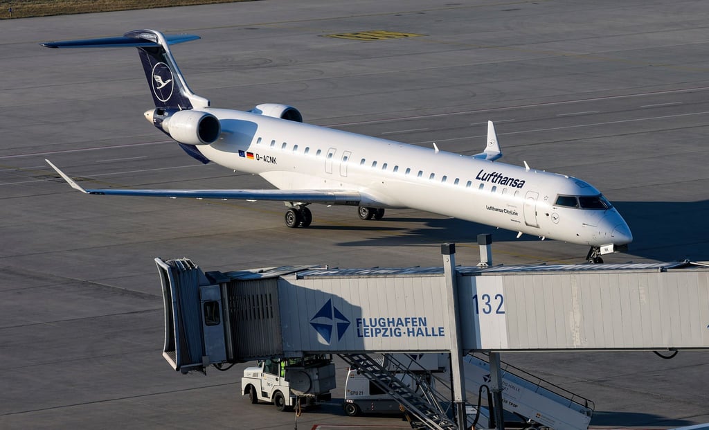 Rund 150 Menschen landeten am Flughafen in Leipzig.