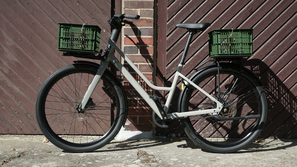 Das Canyon Citylite mit Tiefeinsteiger-Rahmen: ein Stadtrad mit Ladeoptionen.