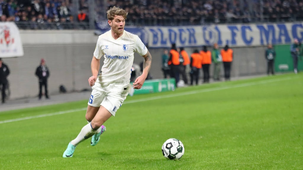 Marcus Mathisen spielt beim 1. FC Magdeburg eine wichtige Rolle, trotzdem verlor der Däne massiv an Marktwert.