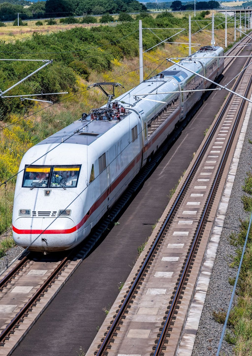 Auch die Deutsche Bahn testet den Siemens-Hochgeschwindigkeitszug Velaro Novo. (Archiv)