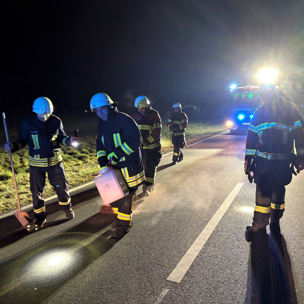 Einsätze im Doppelpack: Ölspur und Unfall: Feuerwehr Garitz/Bornum gleich mehrfach gefordert