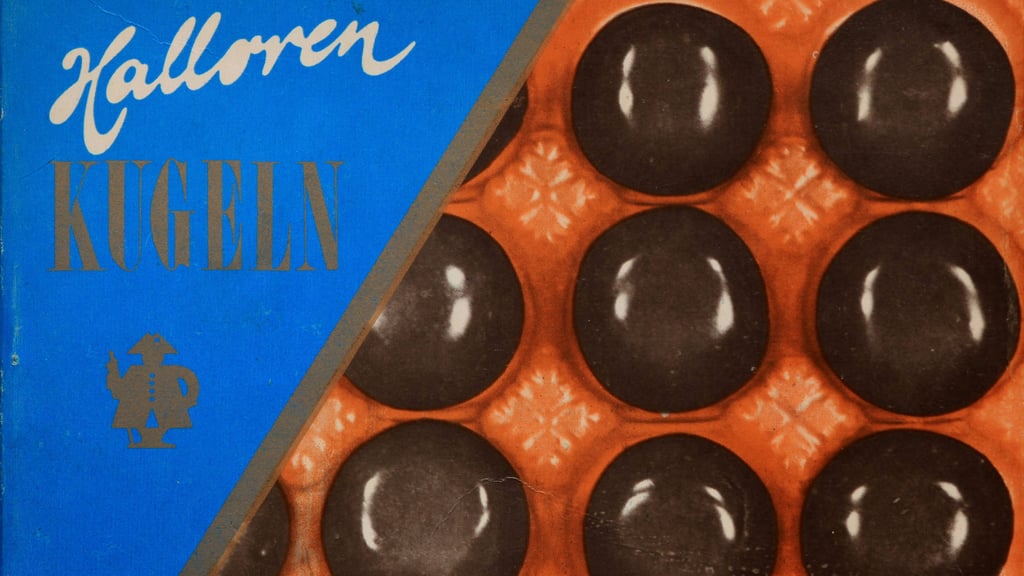 Die Halloren Kugeln gab es bereits in der DDR.