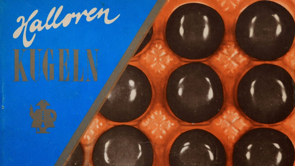 Die Halloren Kugeln gab es bereits in der DDR.