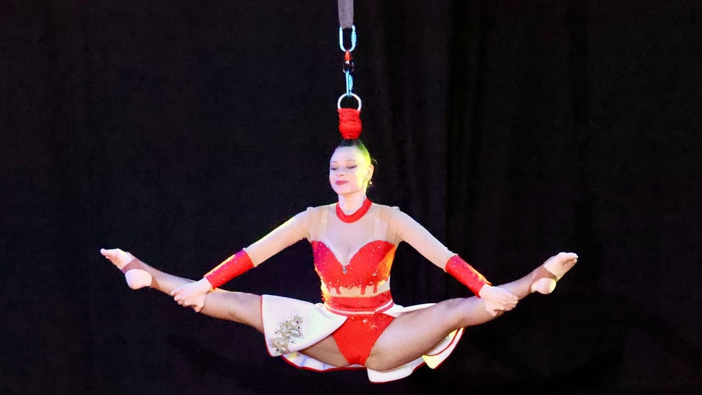 Diese Nummer ist sicher nicht zum Nachmachen gedacht.