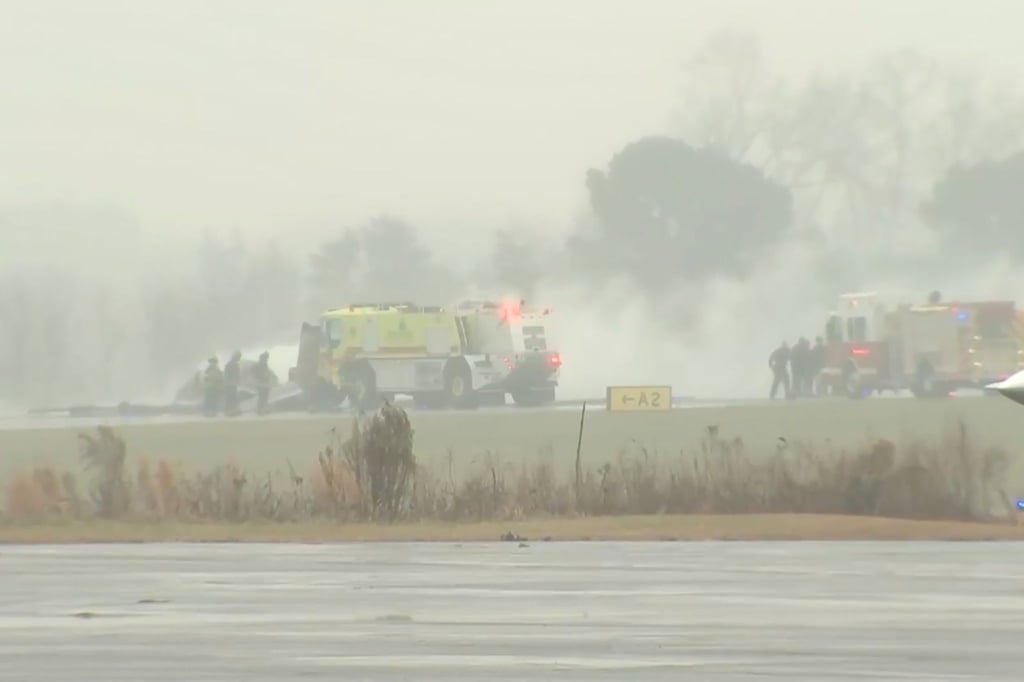 Ein Flugzeug ist an einem Regionalflughafen in North Carolina abgestürzt.