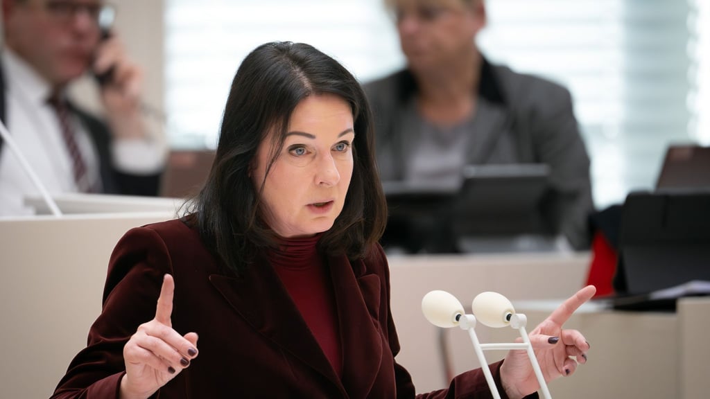 Gesundheitsministerin Müller stellt den Plan für Kinderschutzambulanzen vor.