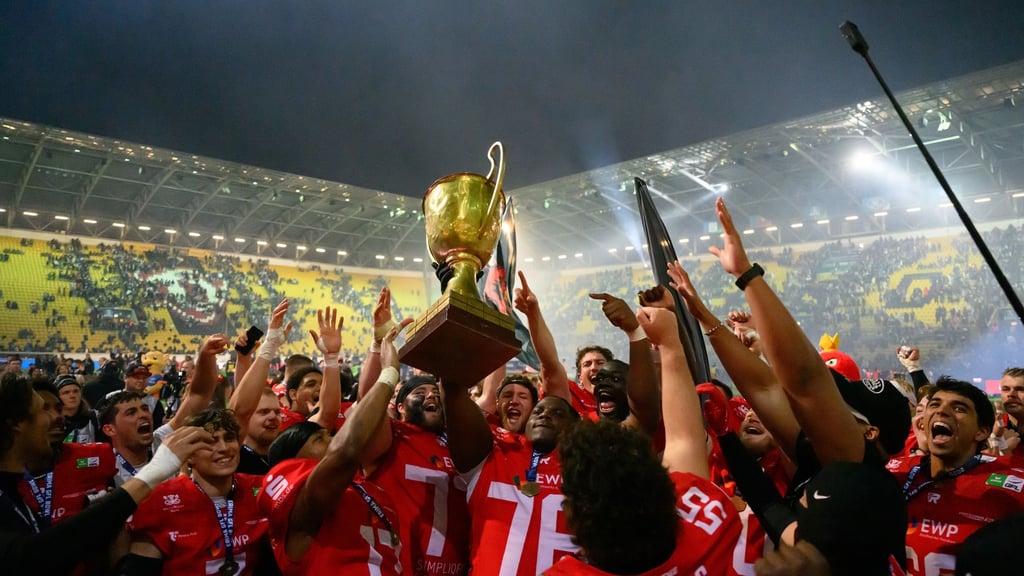 Die Potsdam Royals feiern im Oktober ihre dritte Meisterschaft in Serie.