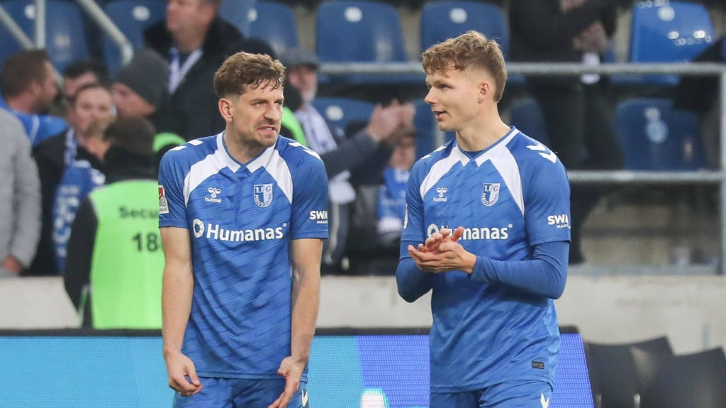 Gegen den 1. FC Kaiserslautern könnte Philipp Hercher (r.) in die Startelf des FCM rücken. Der Rechtsverteidiger kennt den Betzenberg bestens.