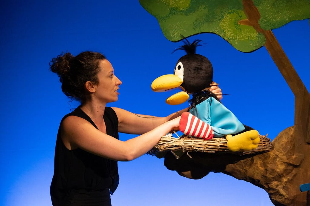 Die Abenteuer vom kleinen Raben Socke gibt es am Dessauer Theater.