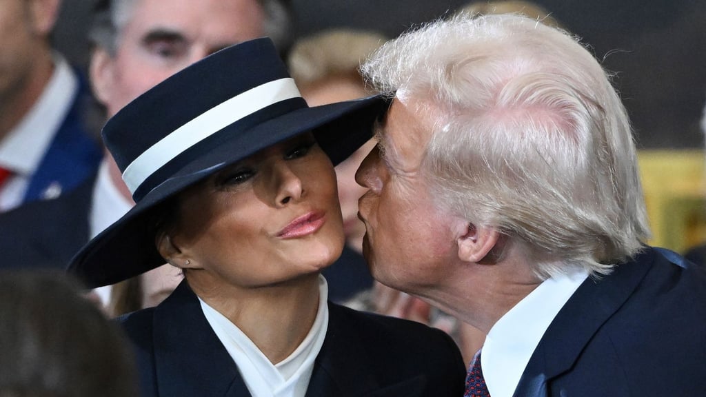 Melania Trump mit ihrem Hut, der auch im Trailer zu ihrer Doku zu sehen ist. (Archivbild)