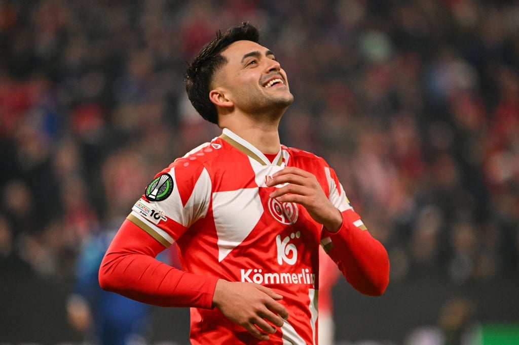 Überglücklich nach dem Achtelfinal-Einzug der Mainzer: Nationalspieler Nadiem Amiri