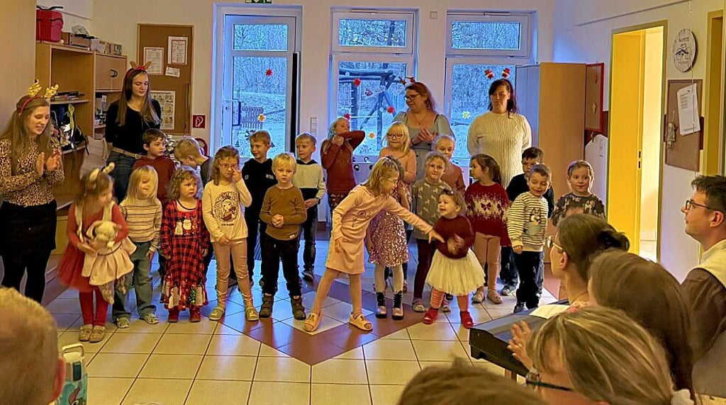 Weihnachtsfeier in der Kindertagesstätte in Bülzig 