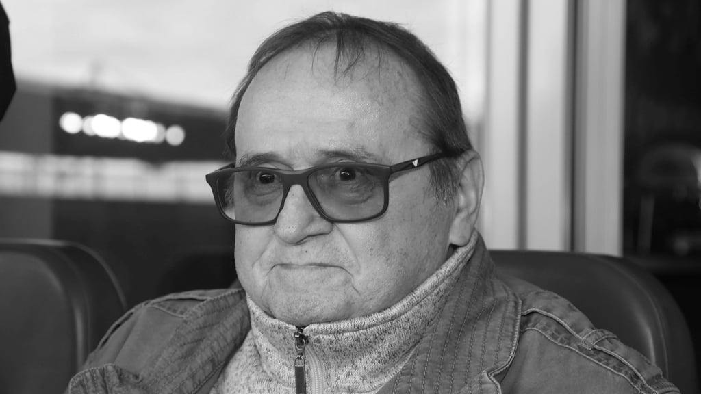 FCM-Pokallegende Detlef Enge als Ehrengast und Spieltagspate beim 1. FC Magdeburg, am 12. November 2023.