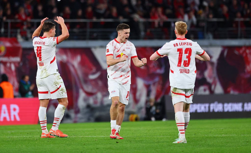 Szenen aus dem letzten Heimspiel gegen Bayer 04 Leverkusen.