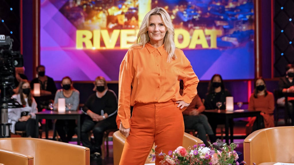 Kim Fisher moderiert die Talkshow "Riverboat" im MDR. Doch jetzt geht es erst einmal in die Weihnachtspause für sie.