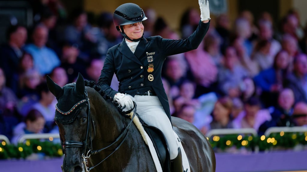 Isabell Werth wurde bei ihrem Comeback Zweite.