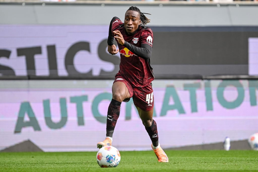 Leipzigs Enteckung Yan Diomande ist beim Afrika Cup dabei. (Archivbild)