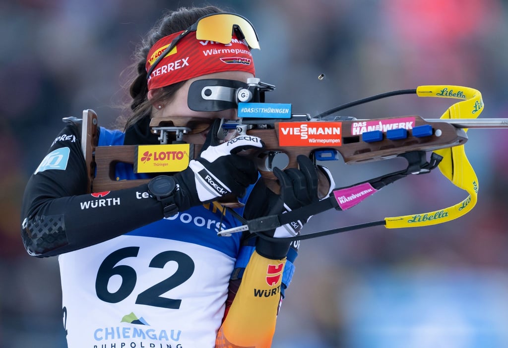 Vanessa Voigt ist eine von Thüringens Wintersport-Spitzenathleten. (Archivbild)