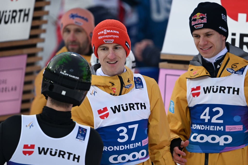 Geiger und Wellinger haben in diesem Jahr Formprobleme. (Archivbild)