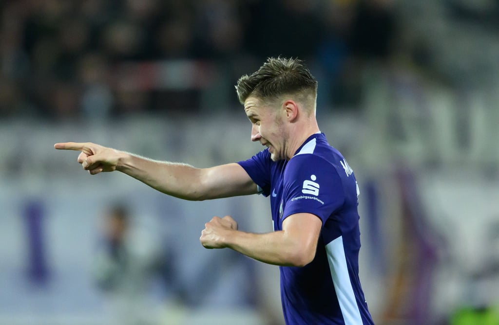 Erik Majetschak sorgte mit seinem Treffer gegen Schweinfurt für die Vorentscheidung (Archivbild)