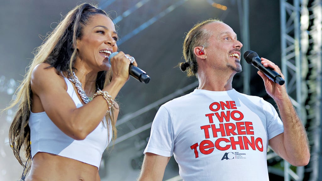 Rockte die Herrenbreite: Alex Christensen auf  der Bühne im August 2024. 