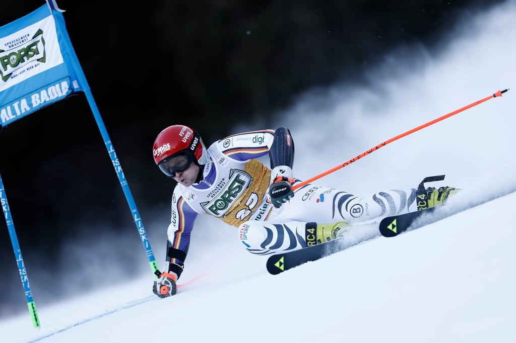 Skirennfahrer Fabian Gratz gelang in Alta Badia ein famoser zweiter Durchgang.